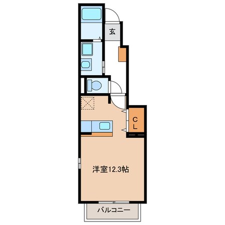 アンジェの郷　Ｂ棟の物件間取画像